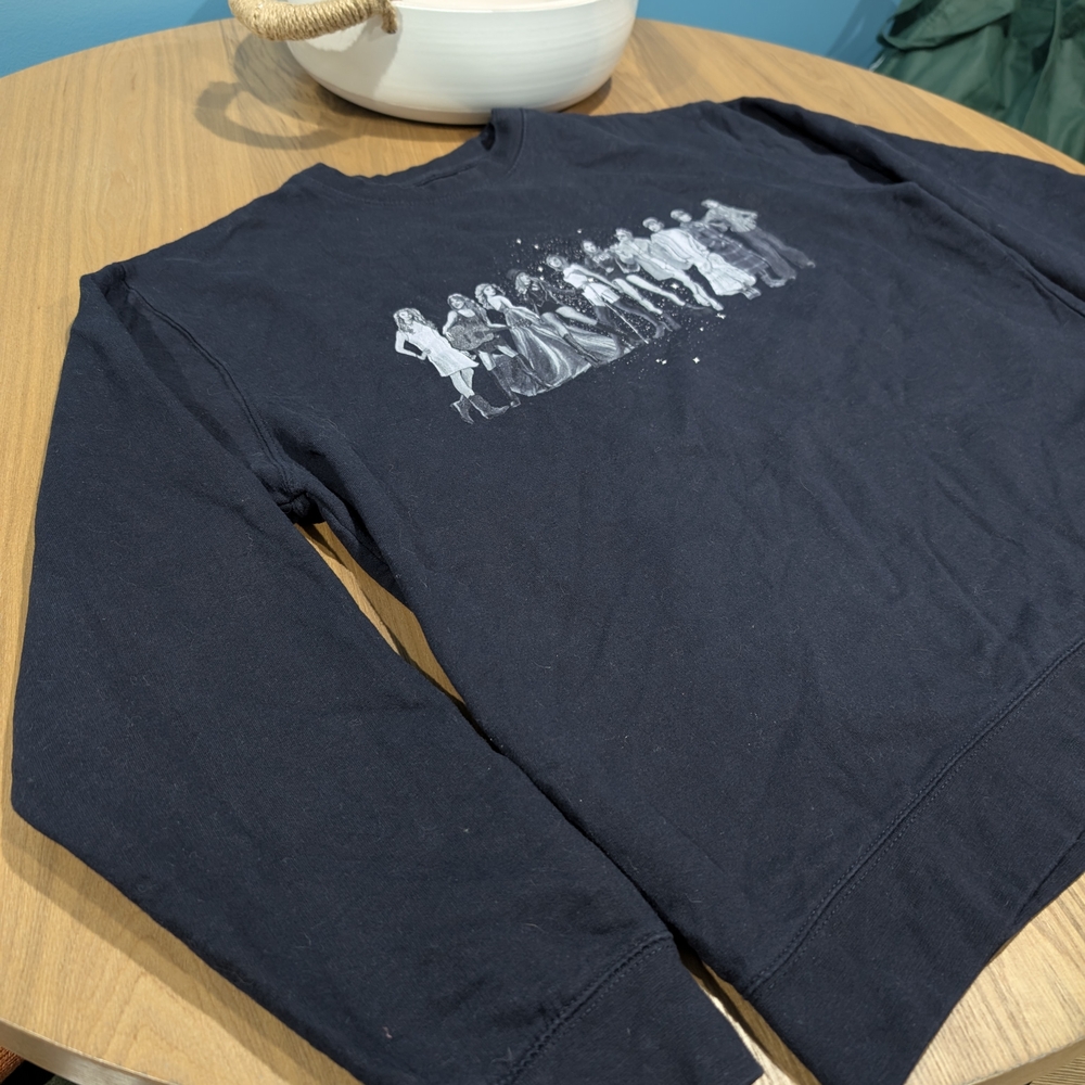 Taylor Swift Navy Blue Graphic Sweatshirt - Picture 2 of 8